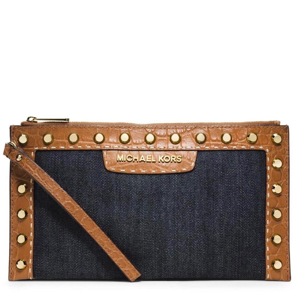 MICHAEL Michael Kors ‘Large Selma’ Studded Clutch
